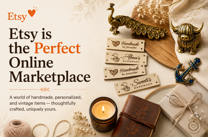  Etsy is the perfect online marketplace for handmade, personalized, and vintage items for a variety of reasons